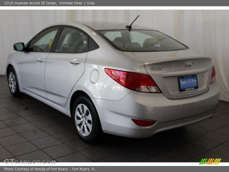 Ironman Silver / Gray 2016 Hyundai Accent SE Sedan