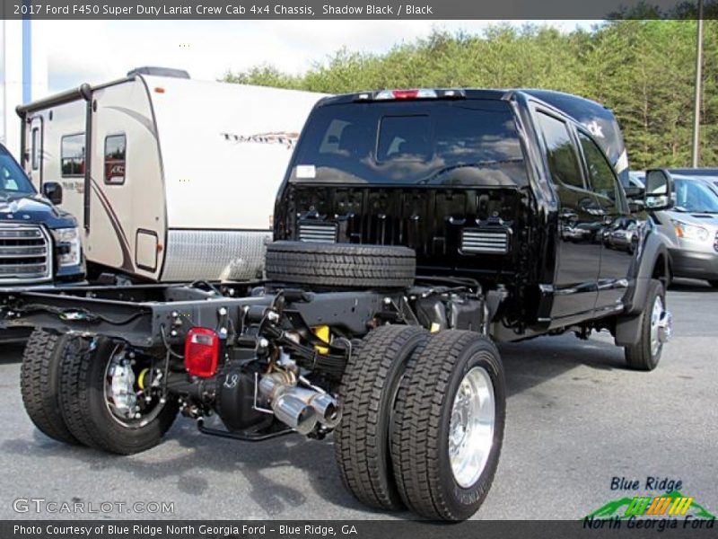 Shadow Black / Black 2017 Ford F450 Super Duty Lariat Crew Cab 4x4 Chassis