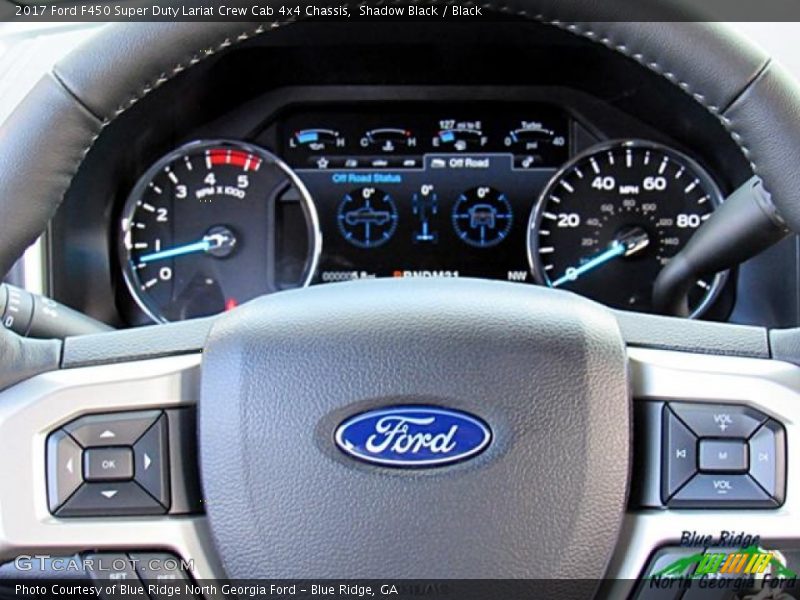 Shadow Black / Black 2017 Ford F450 Super Duty Lariat Crew Cab 4x4 Chassis
