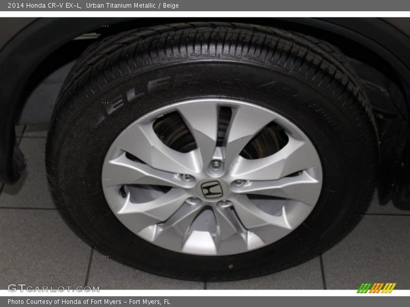 Urban Titanium Metallic / Beige 2014 Honda CR-V EX-L
