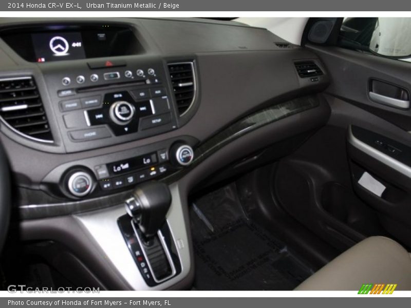 Urban Titanium Metallic / Beige 2014 Honda CR-V EX-L
