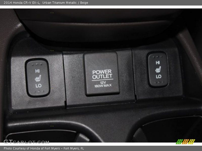 Urban Titanium Metallic / Beige 2014 Honda CR-V EX-L