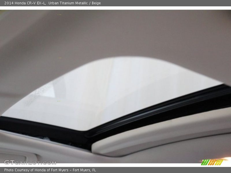 Urban Titanium Metallic / Beige 2014 Honda CR-V EX-L