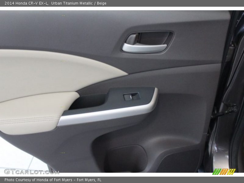 Urban Titanium Metallic / Beige 2014 Honda CR-V EX-L
