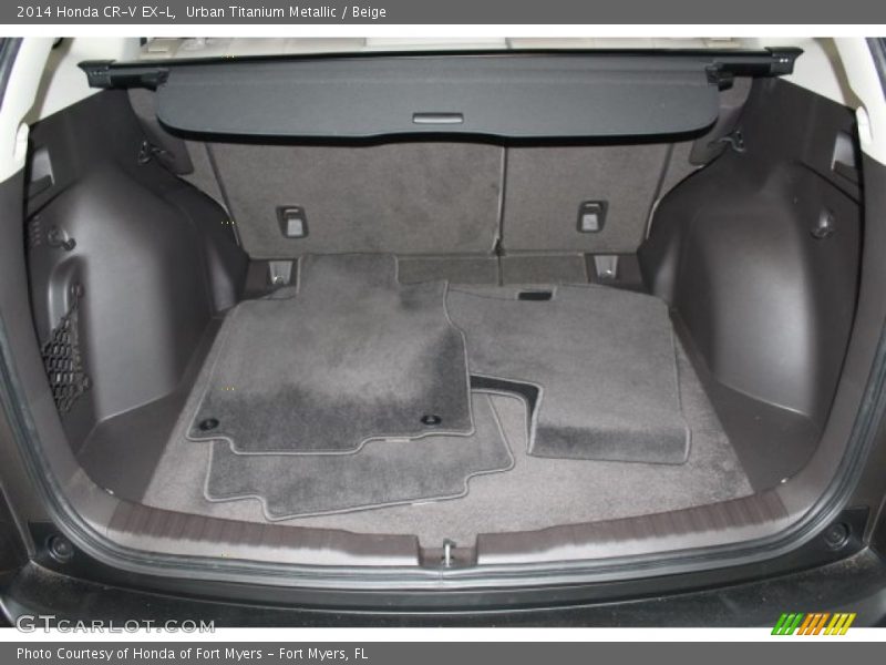 Urban Titanium Metallic / Beige 2014 Honda CR-V EX-L