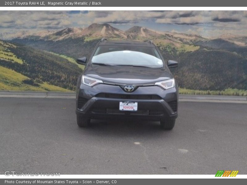 Magnetic Gray Metallic / Black 2017 Toyota RAV4 LE