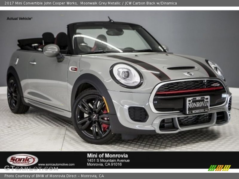 Moonwalk Grey Metallic / JCW Carbon Black w/Dinamica 2017 Mini Convertible John Cooper Works