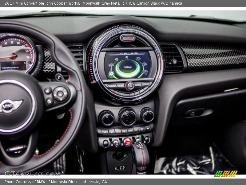 Controls of 2017 Convertible John Cooper Works