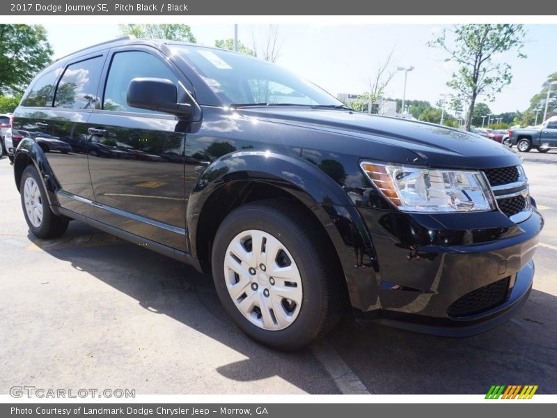 Pitch Black / Black 2017 Dodge Journey SE