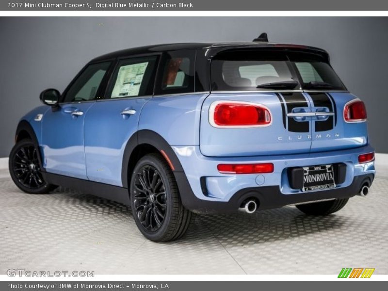 Digital Blue Metallic / Carbon Black 2017 Mini Clubman Cooper S