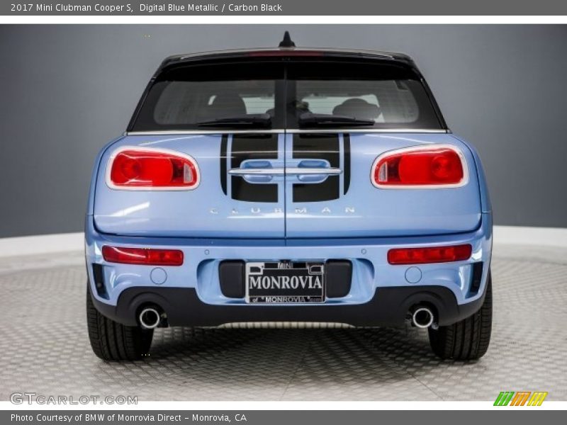 Digital Blue Metallic / Carbon Black 2017 Mini Clubman Cooper S