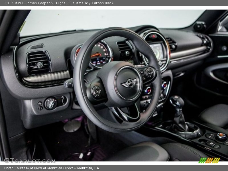Digital Blue Metallic / Carbon Black 2017 Mini Clubman Cooper S