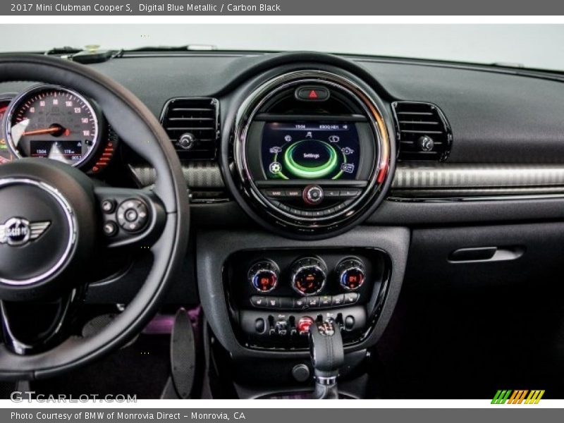 Digital Blue Metallic / Carbon Black 2017 Mini Clubman Cooper S