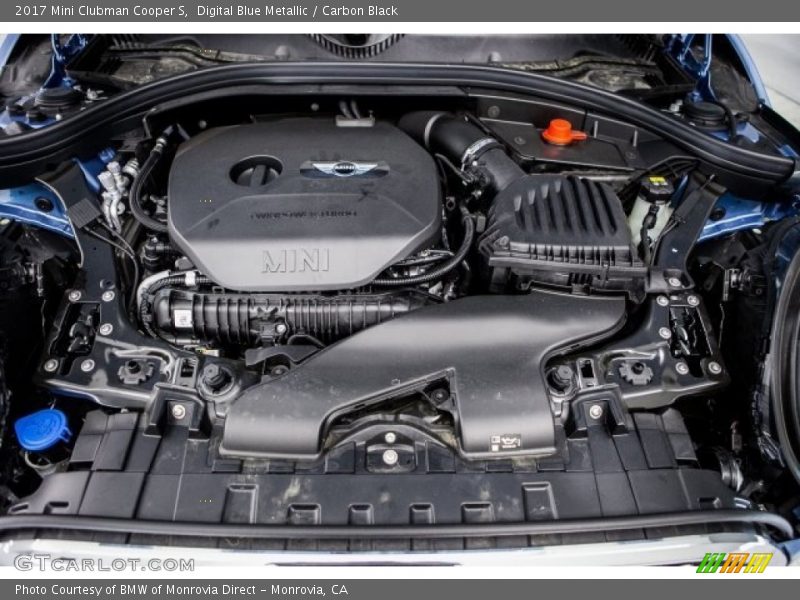 Digital Blue Metallic / Carbon Black 2017 Mini Clubman Cooper S