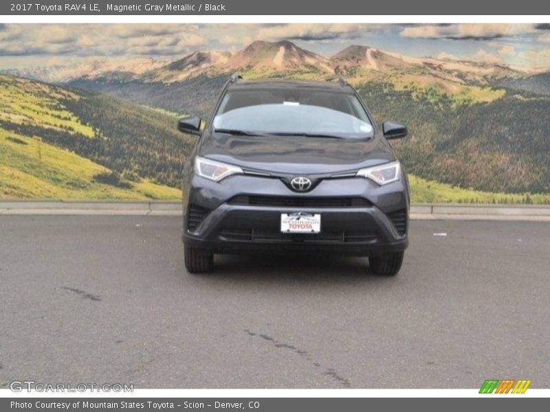 Magnetic Gray Metallic / Black 2017 Toyota RAV4 LE