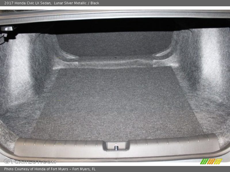 Lunar Silver Metallic / Black 2017 Honda Civic LX Sedan