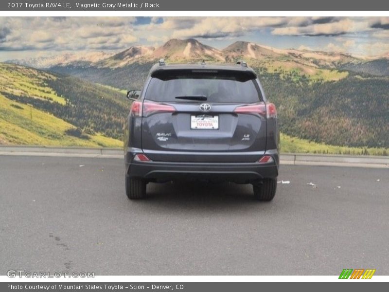 Magnetic Gray Metallic / Black 2017 Toyota RAV4 LE