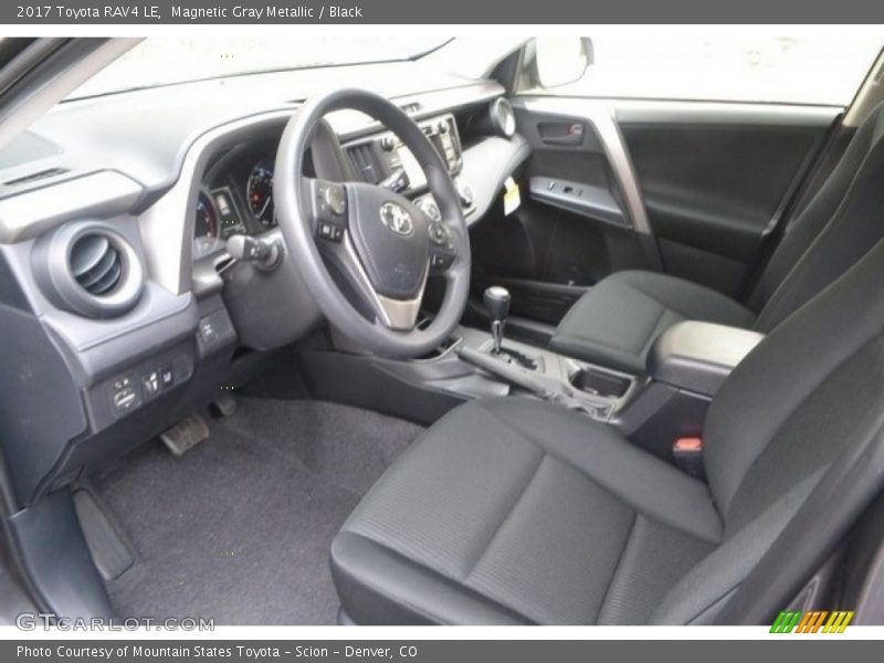 Magnetic Gray Metallic / Black 2017 Toyota RAV4 LE