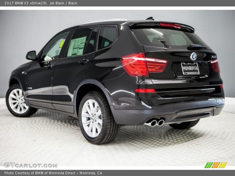 Jet Black / Black 2017 BMW X3 xDrive28i