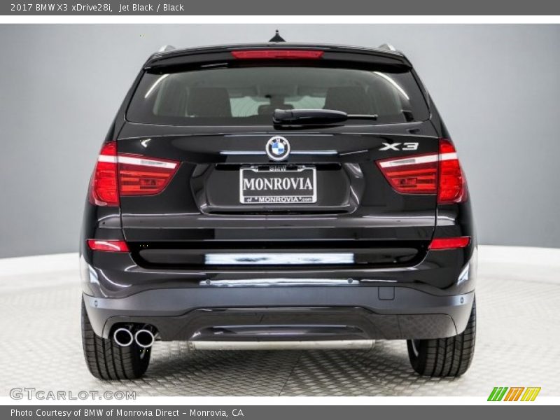 Jet Black / Black 2017 BMW X3 xDrive28i