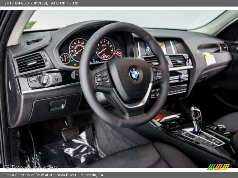 Jet Black / Black 2017 BMW X3 xDrive28i