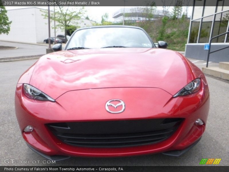 Soul Red Metallic / Black 2017 Mazda MX-5 Miata Sport