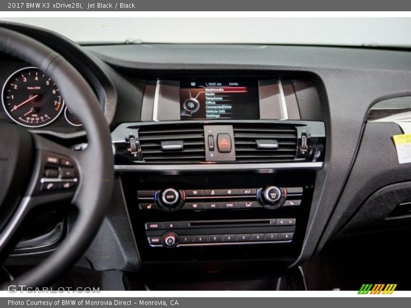 Jet Black / Black 2017 BMW X3 xDrive28i
