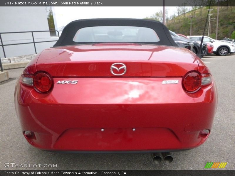 Soul Red Metallic / Black 2017 Mazda MX-5 Miata Sport