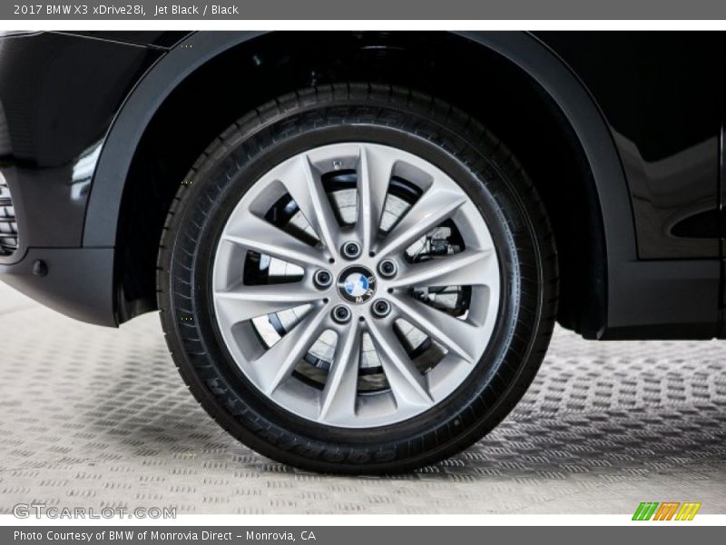 Jet Black / Black 2017 BMW X3 xDrive28i