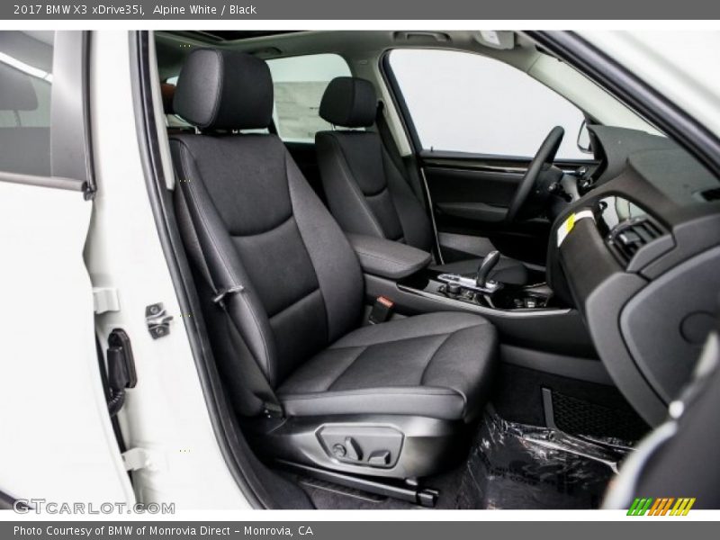 Alpine White / Black 2017 BMW X3 xDrive35i