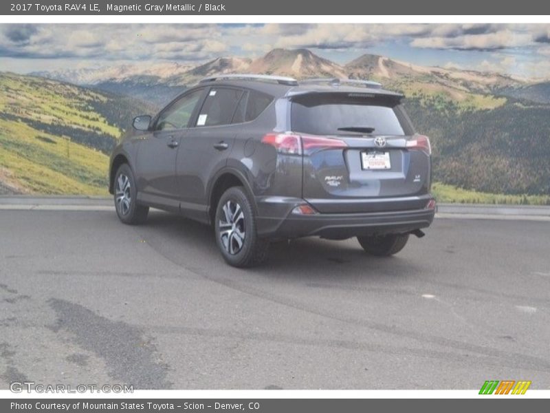 Magnetic Gray Metallic / Black 2017 Toyota RAV4 LE