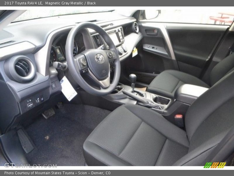 Magnetic Gray Metallic / Black 2017 Toyota RAV4 LE