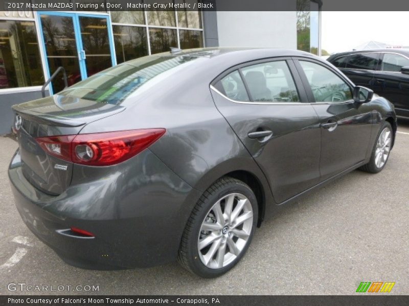 Machine Gray Metallic / Black 2017 Mazda MAZDA3 Touring 4 Door