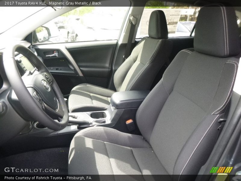 Magnetic Gray Metallic / Black 2017 Toyota RAV4 XLE