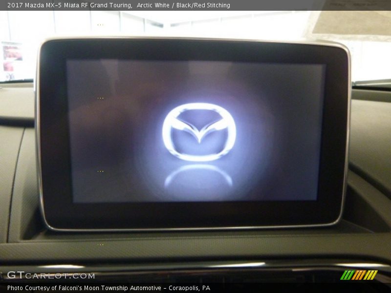 Arctic White / Black/Red Stitching 2017 Mazda MX-5 Miata RF Grand Touring