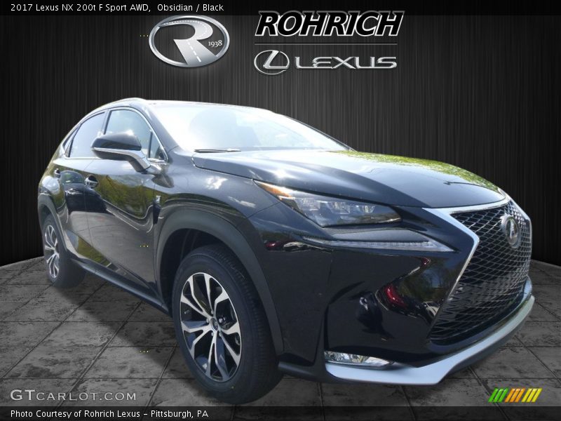 Obsidian / Black 2017 Lexus NX 200t F Sport AWD