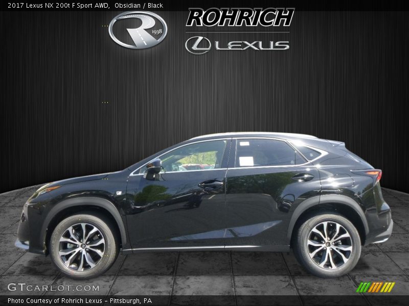 Obsidian / Black 2017 Lexus NX 200t F Sport AWD