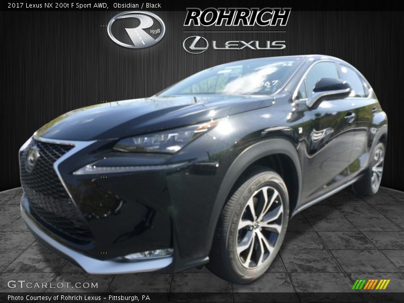 Obsidian / Black 2017 Lexus NX 200t F Sport AWD