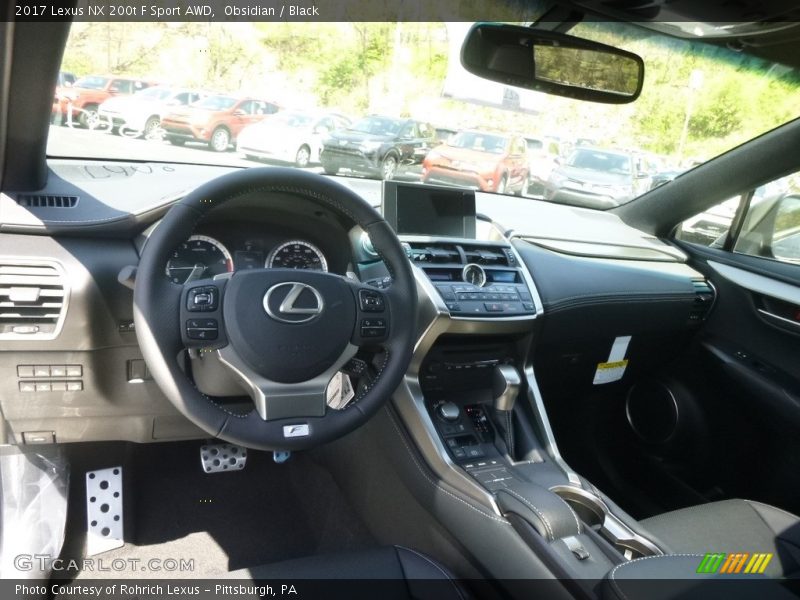 Obsidian / Black 2017 Lexus NX 200t F Sport AWD
