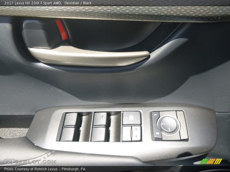 Obsidian / Black 2017 Lexus NX 200t F Sport AWD
