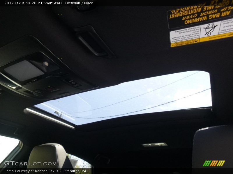 Obsidian / Black 2017 Lexus NX 200t F Sport AWD