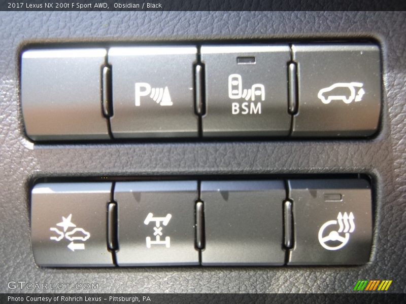 Obsidian / Black 2017 Lexus NX 200t F Sport AWD