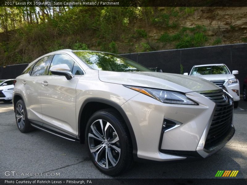 Satin Cashmere Metallic / Parchment 2017 Lexus RX 350 AWD