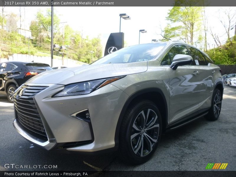 Satin Cashmere Metallic / Parchment 2017 Lexus RX 350 AWD