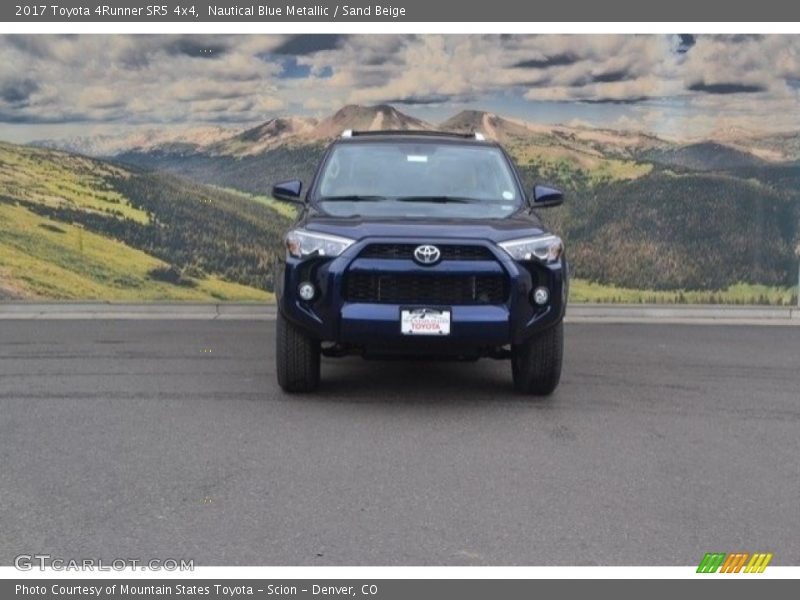 Nautical Blue Metallic / Sand Beige 2017 Toyota 4Runner SR5 4x4