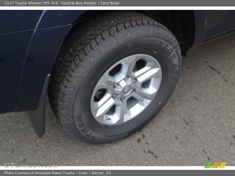Nautical Blue Metallic / Sand Beige 2017 Toyota 4Runner SR5 4x4