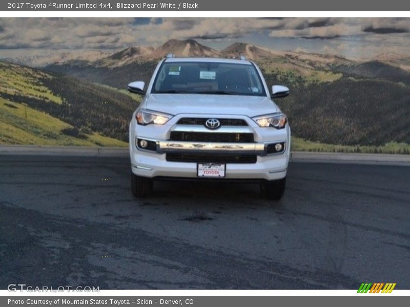 Blizzard Pearl White / Black 2017 Toyota 4Runner Limited 4x4
