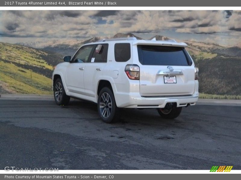 Blizzard Pearl White / Black 2017 Toyota 4Runner Limited 4x4