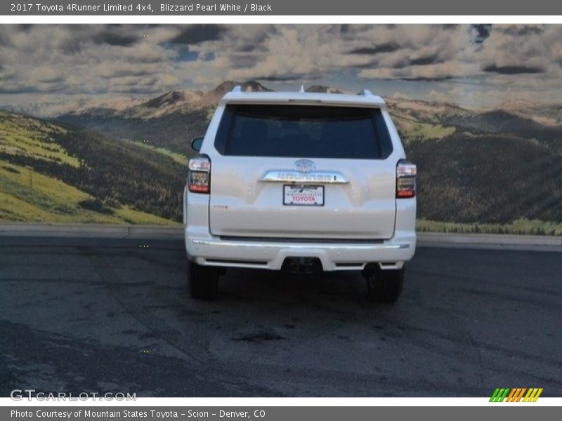 Blizzard Pearl White / Black 2017 Toyota 4Runner Limited 4x4