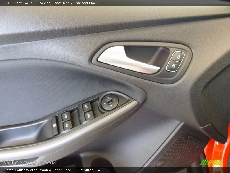 Race Red / Charcoal Black 2017 Ford Focus SEL Sedan